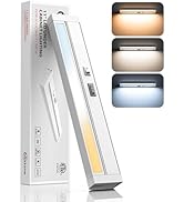 Matane 11IN LED Under Cabinet Lighting Fixture Dimmable, Hardwired/Plug-in Installation, 3CCT Col...