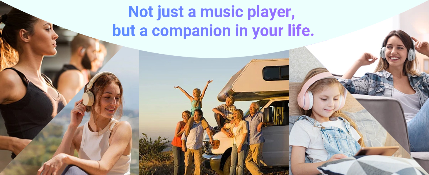 MP3 Player with Bluetooth and WiFi