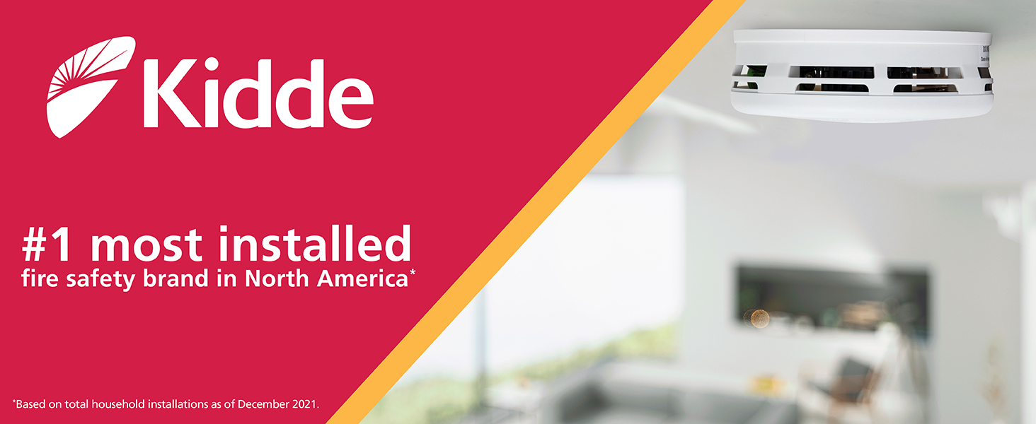 Kidde Smoke &amp; Carbon Monoxide Detector, Lithium Battery Powered, Combination Smoke &amp; CO Alarm