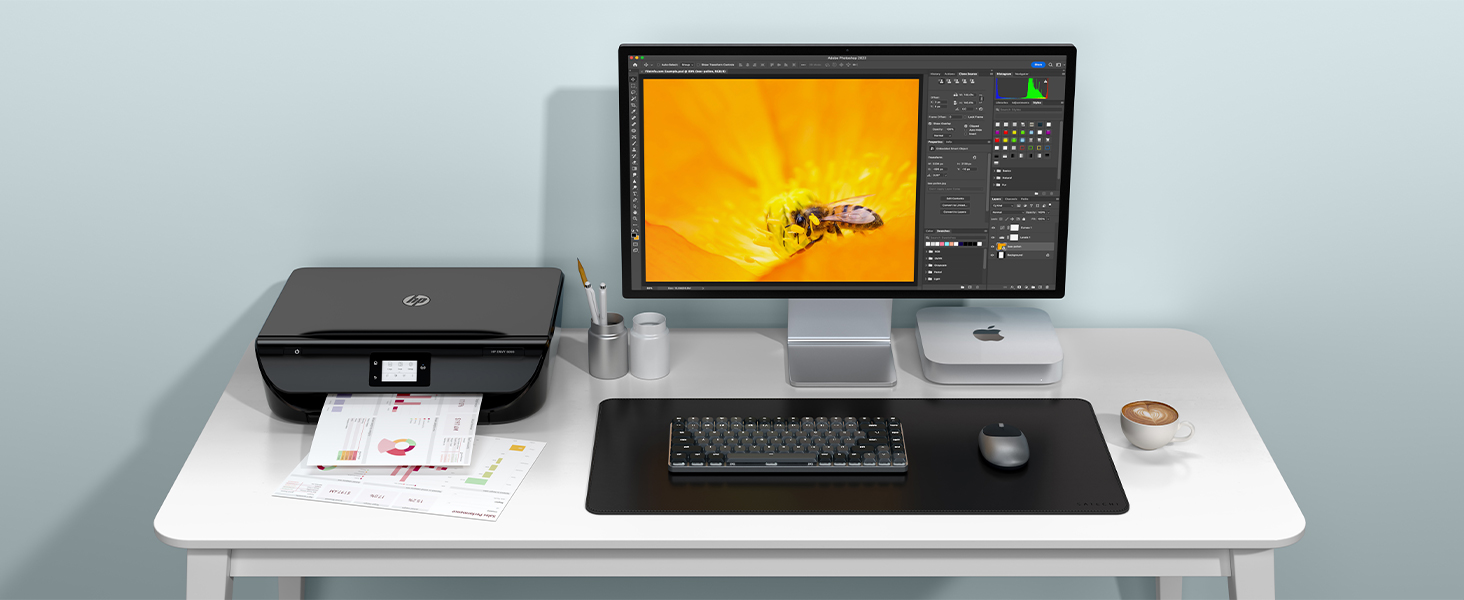 Vegan-Leather Premium Desk Mat