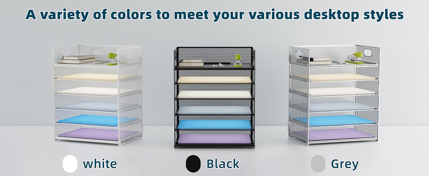 black desk organizer
