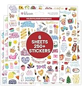 bloom daily planners New Holiday Seasonal Planner Sticker Sheets - Seasonal Sticker Pack - Over 2...
