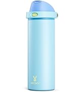 24 oz Insulated Water Bottle for Men: Meoky Stainless Steel Water Bottle with 2-in-1 Straw and Sp...