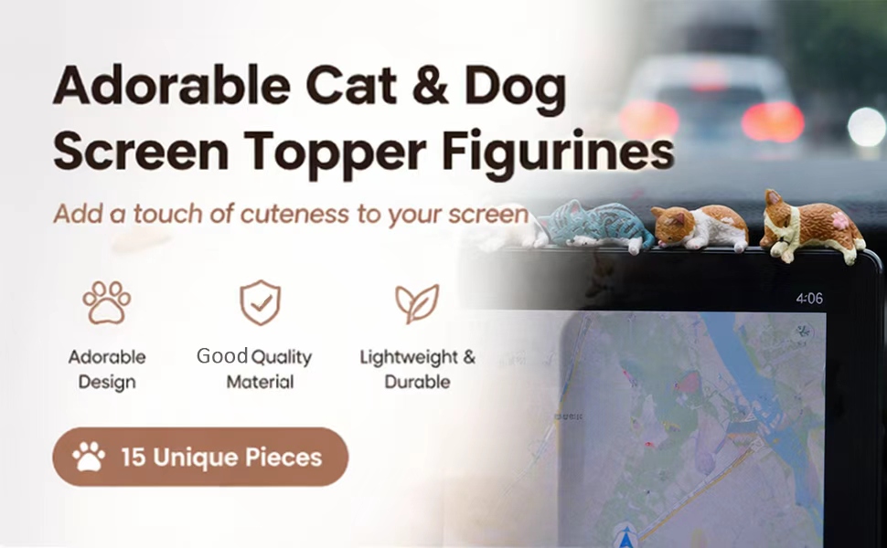 mini cat desk figurines Mini Cat Figurines dashboard decorations