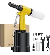 AMTOVL Pneumatic Riveter - 3097LBF/3097LBF Pulling Pneumatic Rivet Gun, Heavy-Duty Air Pop Rivete...