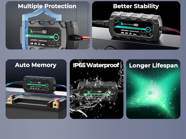 6V 1A Lithium Battery Charger