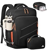 MATEIN Travel Carry On Backpack with Shoe Compartment Detachable, Airline Approved Luggage Backpa...
