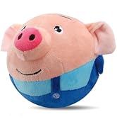 asfanst Interactive Dog Toys, 2025 New Active Moving Pet Plush Toy, Rechargeable Squeaky Dog Ball...