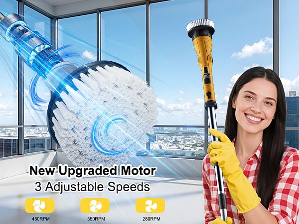 electric shower scrubber for cleaning