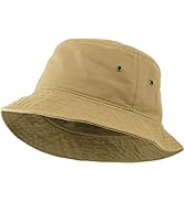 KBETHOS Unisex Washed Cotton Bucket Hat Summer Outdoor Cap