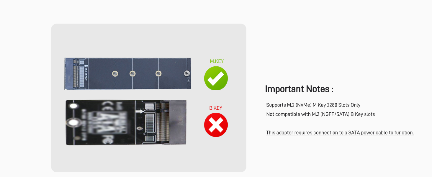 LetLinkSo Gen5 PCIe 5.0 U.2 to M.2 Adapter Card SFF-8639 to M2 NVMe SSD Cable