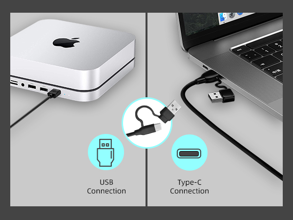 Dual USB-A/C Keyboard