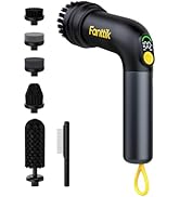 Fanttik G9 Handy Cordless Electric Spin Scrubber, MagnaStorm Motor, Dual-Speed, 5 Brush Heads, LE...