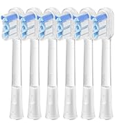 Laifen Cushioned Toothbrush Heads 6 Pack, 2025 New Version Replacement Heads Compatible with Wave...
