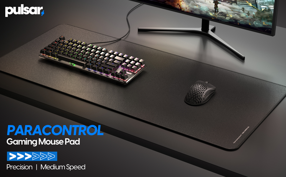 Pulsar Gaming Gears ParaControl gaming mouse pad | Medium to high speed 