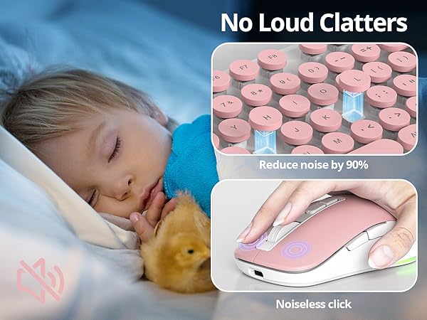 clicky keyboard wireless