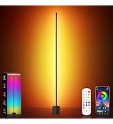 Corner Floor Lamp, Corner Lamp with App &amp; Remote Control, Smart RGBIC Corner Light with 16 Millio...