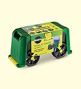 Miracle-Gro 4-in-1 Garden Stool – Multi-Use Garden Scooter with Seat – Rolling Cart with Storage ...