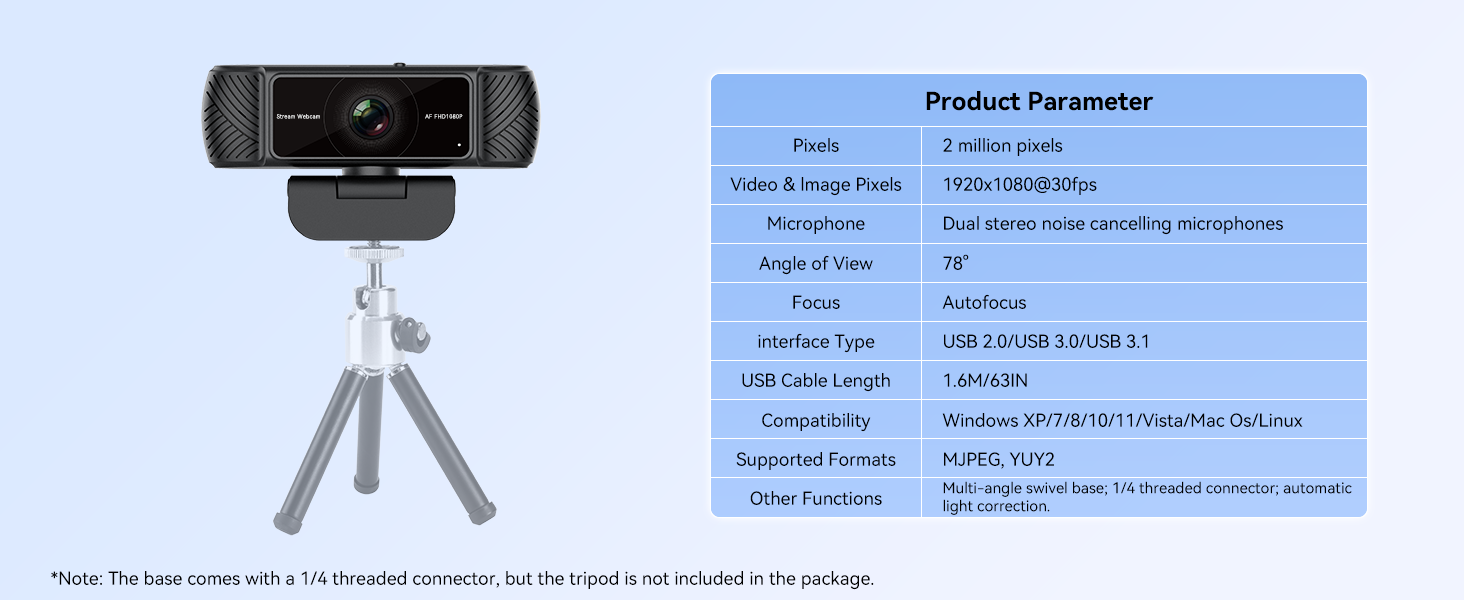 30fps built c925e camra portable gooseneck computers microphne philips usb-c microphone