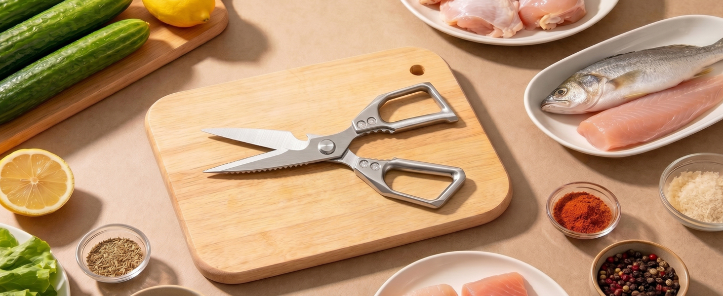 kitchen utensils kitchen scissors for food heavy duty kitchen shears heavy duty meat cooking