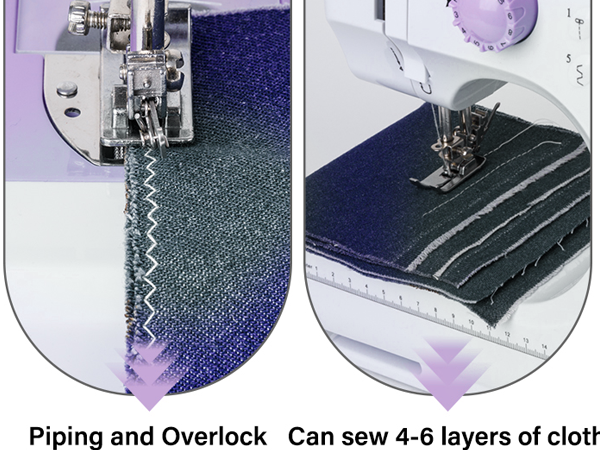 Sewing Machine with Extension Table, Mini Sewings Machines Portable Electric Sewing Machine