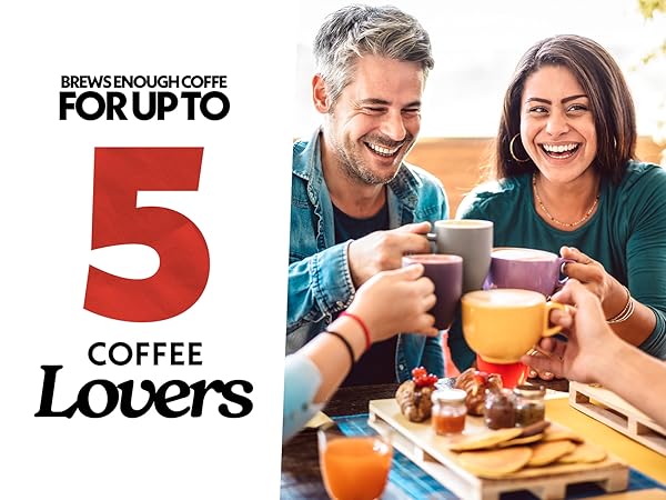 brews up to 5 cup for coffee lovers gourmia drip brew coffee maker