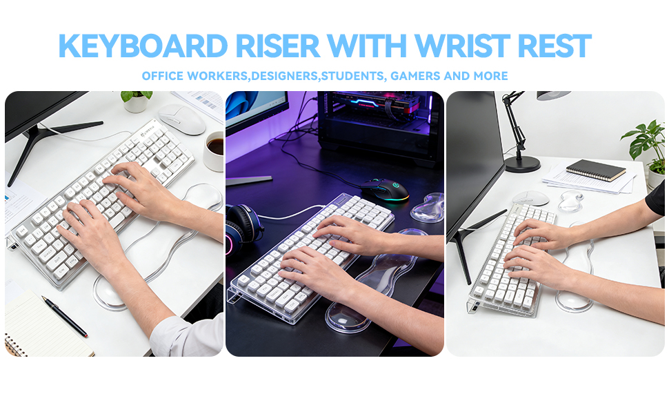 wrist rest for keyboard and mouse