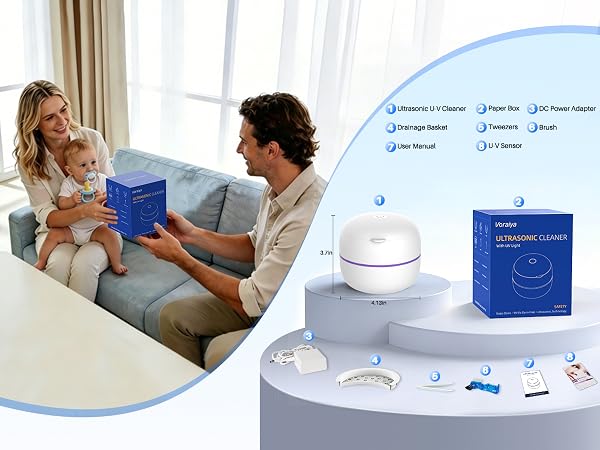 Voraiya Ultrasonic Retainer Cleaner Machine