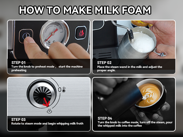 HOW TO MAKE MILK FOAM