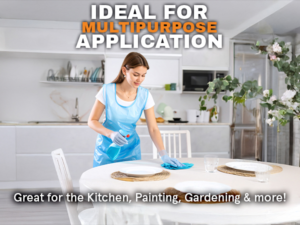 Xpose Safety Plastic Disposable Aprons