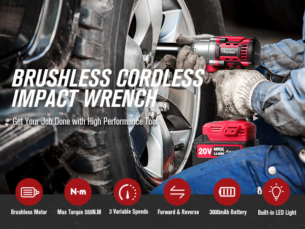 Brushless cordless impact wrench