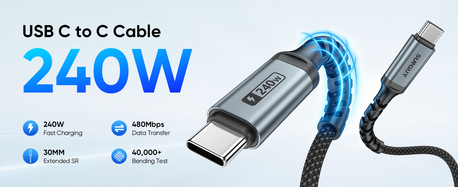 240w usb c to c cable