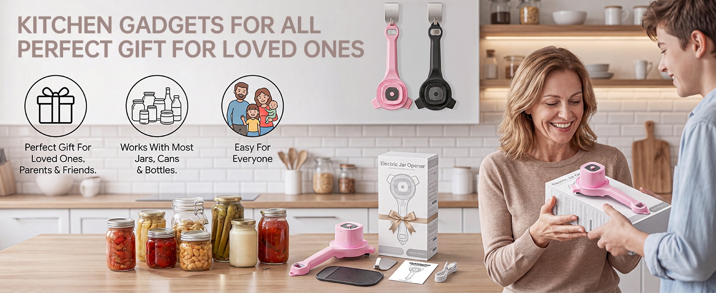 Electric Auto-adjust Jar Opener