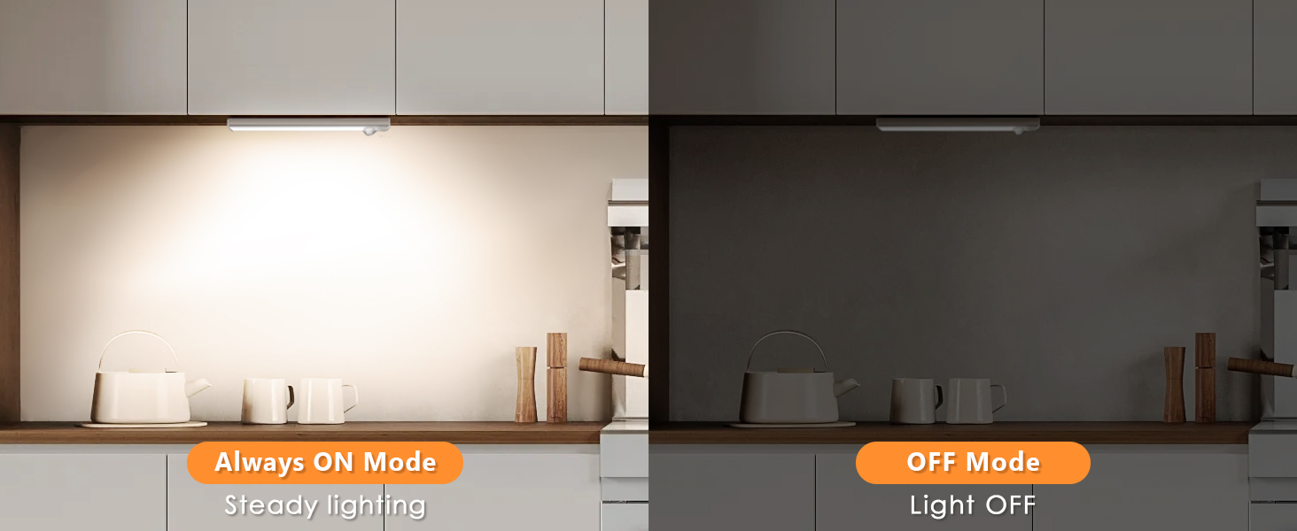 closet lights motion sensored