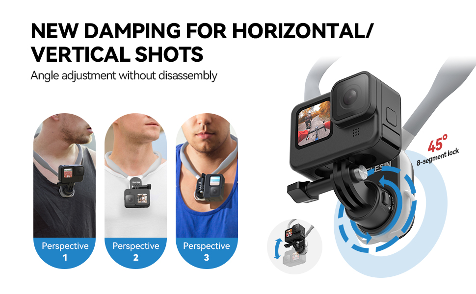 neck mount for action mamera