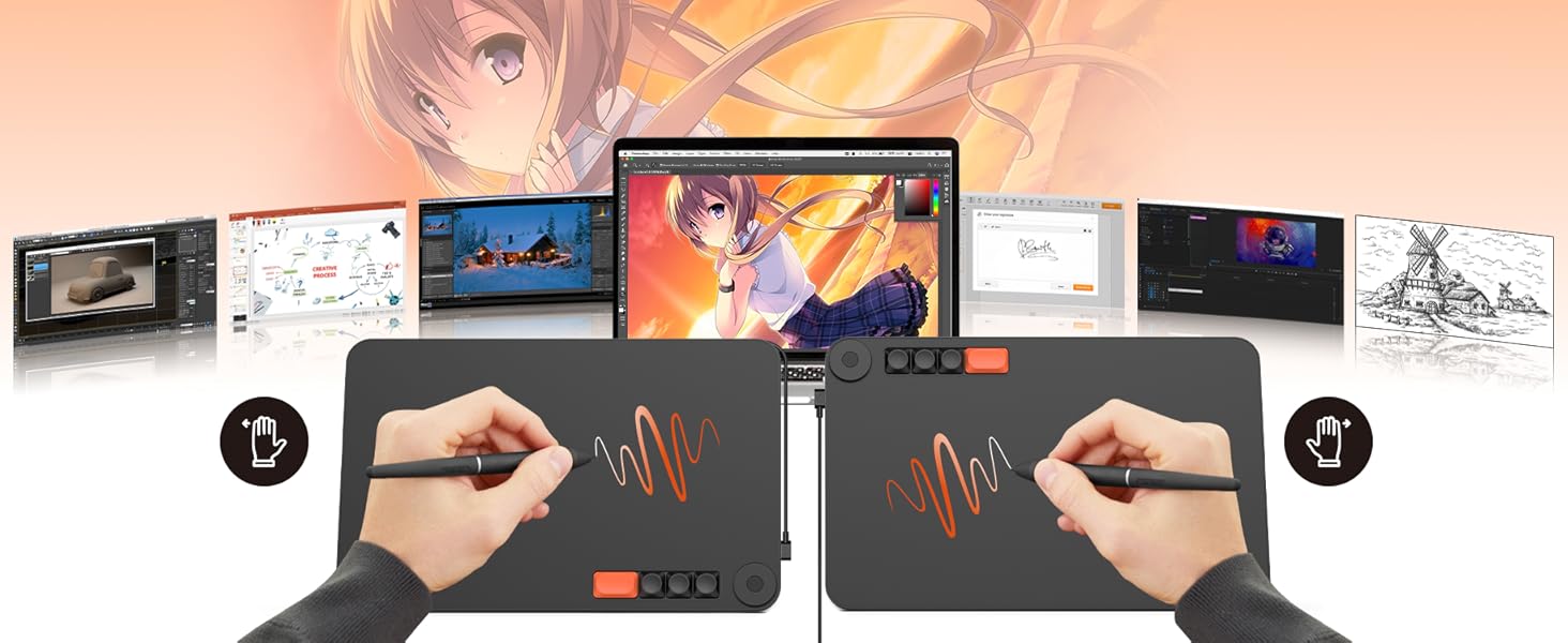 Both right and left handed