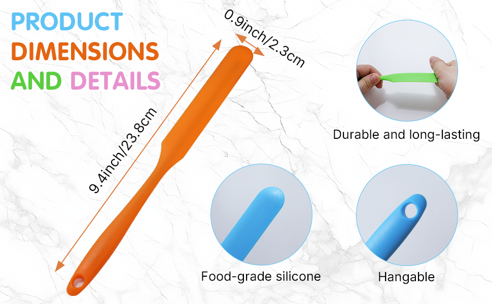 Silicone Jar Spatulas