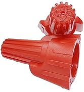 Dicio Winged Wire Connectors Nuts Easy-Twist 100 PCs, UL Listed Red Wire Cap Electrical Connector...