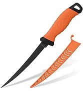 TRUSCEND Fishing Fillet Knife, Bait Knife with Protective Sheath, Razor Sharp G420 German Stainle...