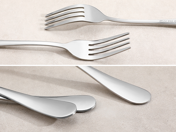 premium stainless steel and smooth edge