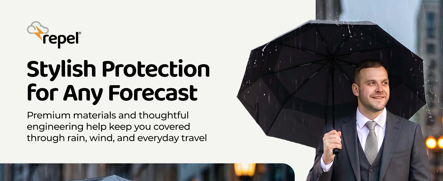 Repel Windproof Travel Umbrella