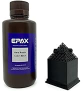 EPAX 3D Printer Hard Resin for LCD 3D Printers, 1KG Black
