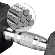 rubber dumbbells, High-quality cast iron core