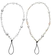 CMVFYL Beaded Camera Wrist Strap, Cute Phone Charms Strap, Pearl Bracelet Wrist Strap, Phone Keyc...