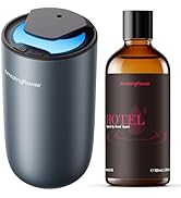 Waterless Diffuser for Essential Oil, Smart Car Air Freshener Diffuser with Diffuser Oil, Fragran...