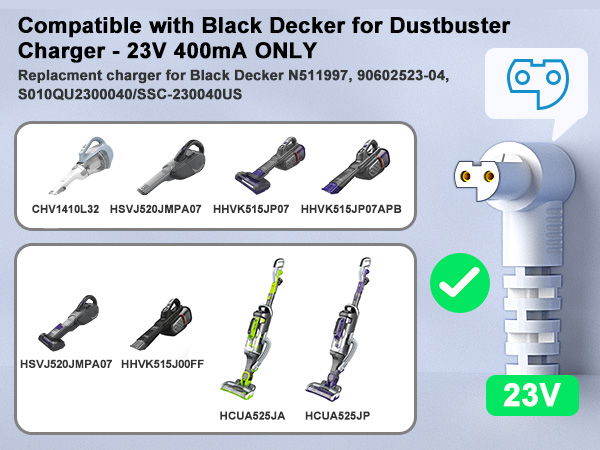Black Decker vacuum charger