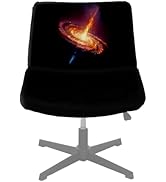 QYZDLM Criss Cross Chair Cover, Universal Fit and Non-Slip Mid-Back Wide Seat Vanity Chair Slipco...