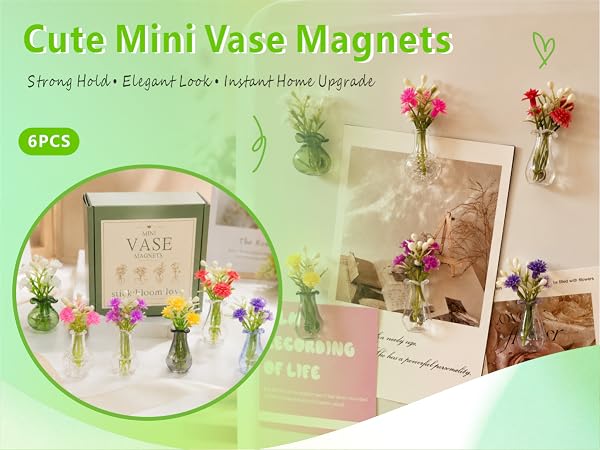Mini Vase Magnets
