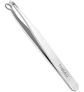 THRAU Nose Hair Trimmer for Men &amp; Women, Stainless Steel Facial Hair Remover for Ear, Eyebrow and...