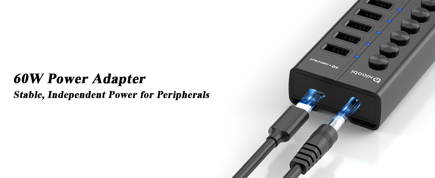 usb c hub powered computer port hub